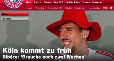 Bayern Munchen Franck Ribery Steaua
