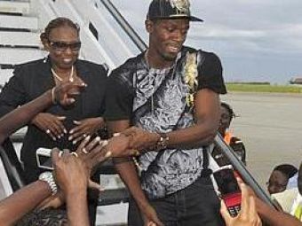 Jamaica, supusa "Fulgerului": Bolt primit ca un erou in Jamaica 