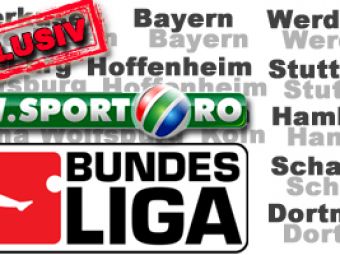 Bundesliga e LIVE EXCLUSIV pe www.sport.ro: 4 meciuri pe weekend!