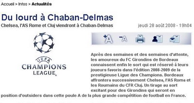 Bordeaux Champions League