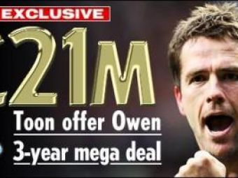 26 milioane euro in trei ani pentru Michael Owen!