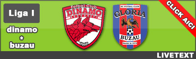 Dinamo 4-1 Gloria Buzau (Danciulescu x2, Bratu, Diogo (aut.) / Diogo)
