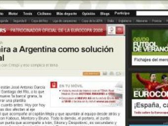AS: "Murcia cauta inlocuitor pentru Rada in Argentina"