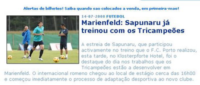 Cristian Sapunaru FC Porto
