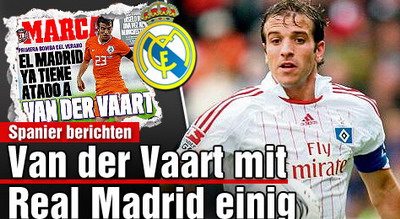 Rafael van der Vaart Real Madrid