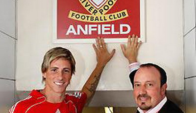 Fernando Torres Liverpool Rafa Benitez
