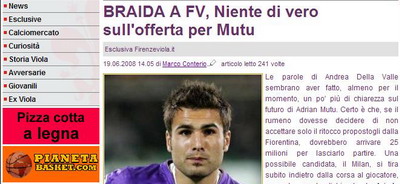 "Transferul lui Mutu la Milan este ridicol!"