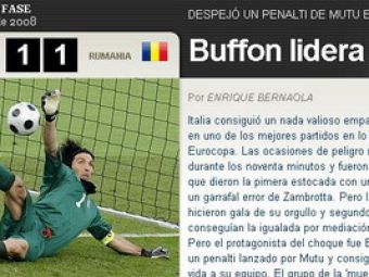 Marca: "Italia - Romania, unul din cele mai bune meciuri"