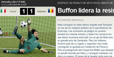 Marca: "Italia - Romania, unul din cele mai bune meciuri"