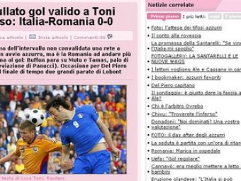 Gazzetta dello Sport: Golul lui Toni era valabil!