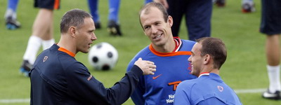 Arjen Robben Marco van Basten Wesley Sneijder