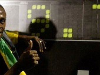Usain Bolt a stabilit un nou record la suta de metri