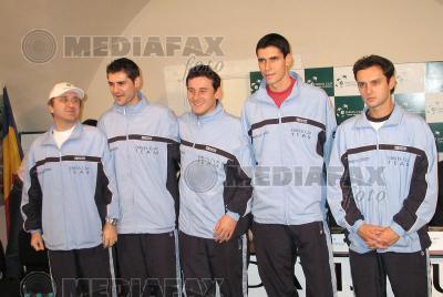Echipa de Cupa Davis a Romaniei pentru meciul cu Franta