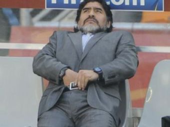 
	Ce reactie are Maradona cand Argentina matura tot in cale?

