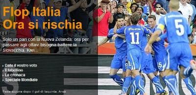 Italia Cupa Mondiala Noua Zeelanda