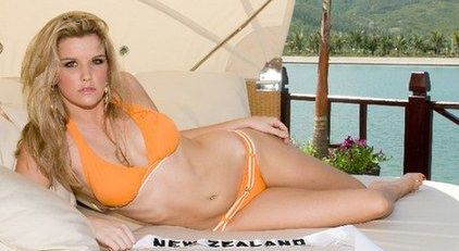 
	Buna dimineata... Miss Noua Zeelanda, in extaz dupa egalul cu Italia!
