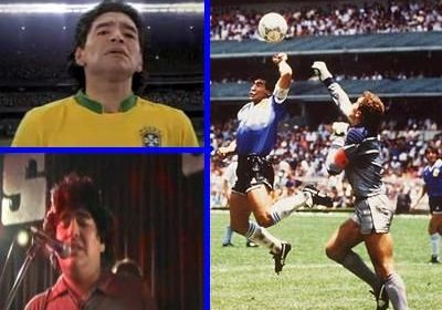 Maradona in tricoul Braziliei, "mana lui Dumnezeu" si cantecul "Marado, Marado!" Vezi cele mai tari clipuri cu Maradona! VIDEO_1