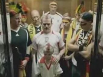 
	Cel mai AMUZANT spot Anglia - Germania la Mondial! Ce fac englezii cand se intalnesc in lift cu nemtii :)
