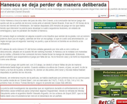 Marca: Hanescu investigat pentru pariuri ilegale: a pierdut intentionat!_4