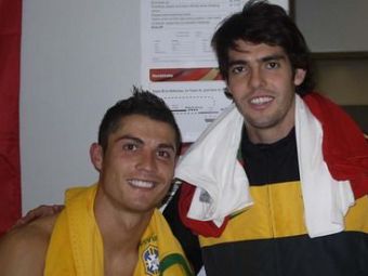 
	Brazilia - Portugalia, meciul &quot;prieteniei&quot;! Kaka si Ronaldo si-au pus poze pe Twitter:
