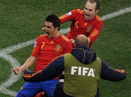 VIDEO Villa, erou! Spania in sferturi la doi ani dupa castigarea EURO! Spania 1-0 Portugalia!_32