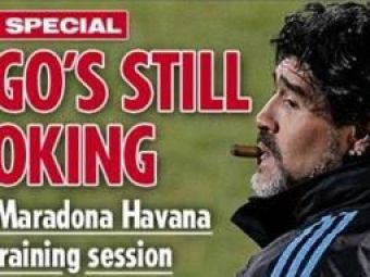 
	Maradona se da din nou in spectacol! Vezi ultima nebunie facuta la antrenamente :)
