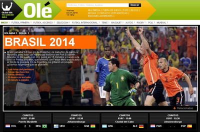Brazilia Cupa Mondiala Olanda Presa sferturi