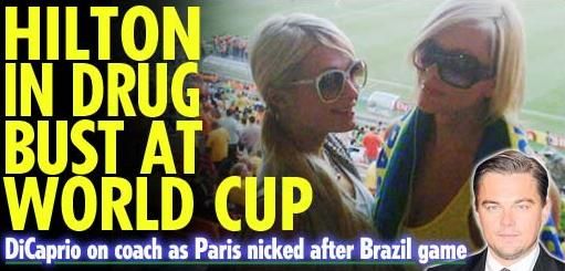 Paris Hilton a fost ARESTATA la meciul Brazilia - Olanda pentru posesie de droguri!_1
