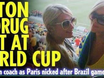 
	Paris Hilton a fost ARESTATA la meciul Brazilia - Olanda pentru posesie de droguri!
