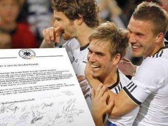 
	Vezi ce mesaj au trimis jucatorii Germaniei fanilor care ii sustin la Mondial! FOTO

