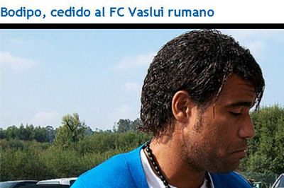 Rodolfo Bodipo Adrian Porumboiu Deportivo La Coruna FC Vaslui Lopez Caro
