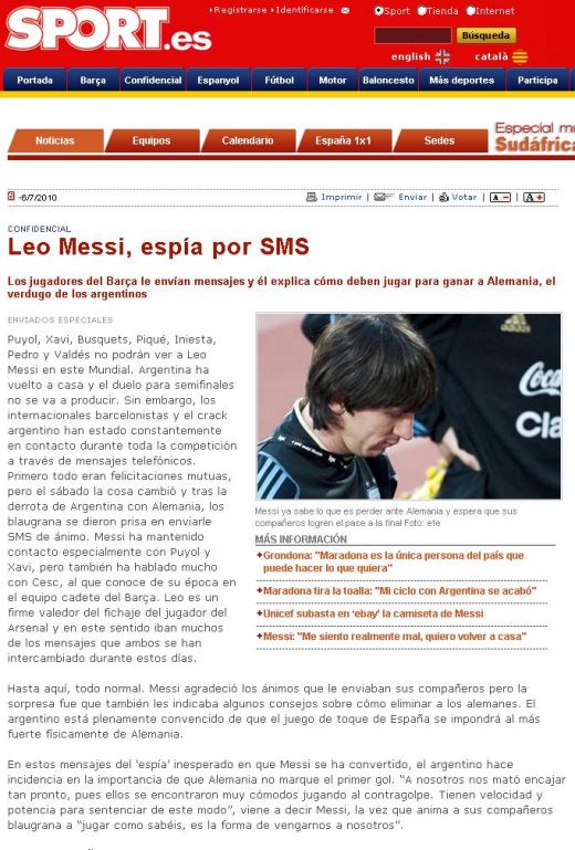 Ce COALITIE! Spania a pregatit meciul cu Germania prin SMS cu Messi! Ce secrete le-a dezvaluit_2