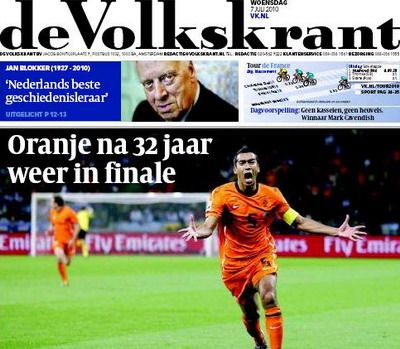 
	Dupa 32 de ani din nou in finala! Vezi reactiile lui Sneijder si Robben dupa meciul nebun cu Uruguay!
