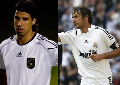 Real Madrid Raul Gonzales Sammy Khedira