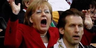 Angela Merkel Cupa Mondiala Germania Spania