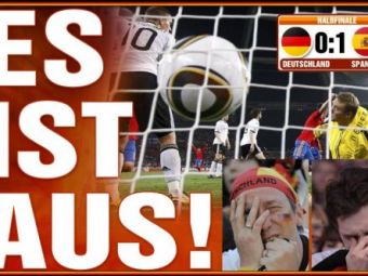 
	Bild, dupa Spania 1-0 Germania: &quot;S-a terminat totul! Spania a tinut mingea 80% din meci!&quot;

