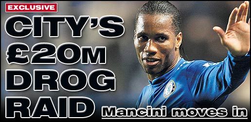 Didier Drogba Chelsea Manchester City