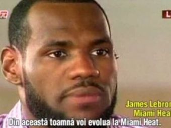 
	VIDEO LeBron James a anuntat la TV ca refuza 1 miliard dolari si alege Miami Heat!
