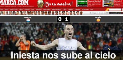 Marca: "Iniesta ne-a DUS in RAI!" AS: "Suntem Campionii Lumii!"_2
