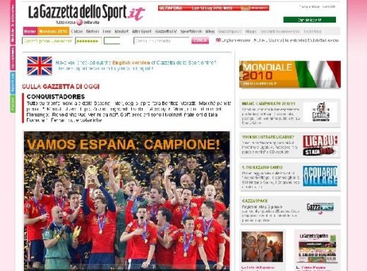 Marca: "Da, da suntem campioni!" AS: "Cu Spania pana in Paradis!"_7