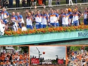 
	500.000 de persoane s-au adunat sa ii vada pe Robben si compania la Amsterdam!
