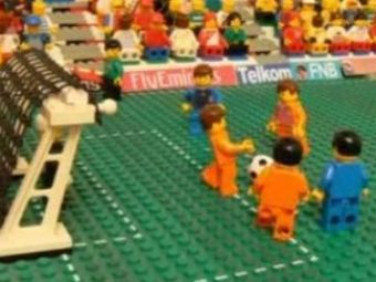 
	Fiesta continua in Spania! Cum se vede golul lui Iniesta in versiunea LEGO:
