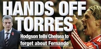 Roy Hodgson Fernando Torres Liverpool Steven Gerrard