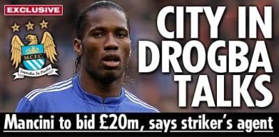 Didier Drogba Chelsea Manchester City