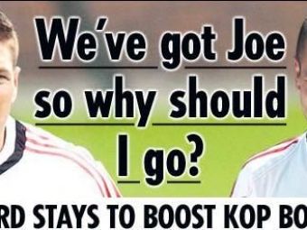 Gerrard ramane la Liverpool: "Sunt fericit sa joc alaturi de Joe Cole"