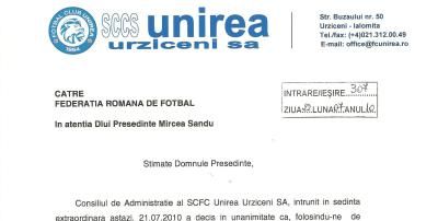 Unirea Urziceni CFR Cluj Mihai Stoica