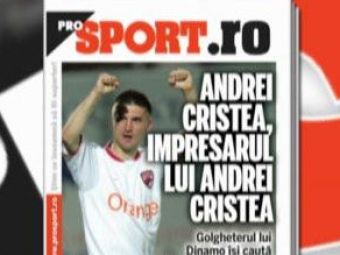 
	Citeste luni in ProSport: Andrei Cristea, impresar - jucator! Unde vrea sa se transfere:
