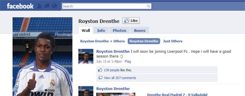 Liverpool Royston Drenthe