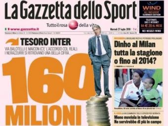 
	Inter, 160 de milioane de euro buget! Vezi ce jucatori vrea Moratti de banii astia!
