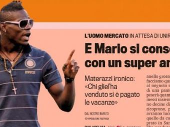 
	Ce nebunii mai fac fotbalistii: Mad Mario Balotelli si-a luat inel de 10.000 de euro!
